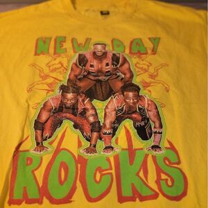 WWE New Day Shirt Size XXL New Day Rocks WWE Authentic New